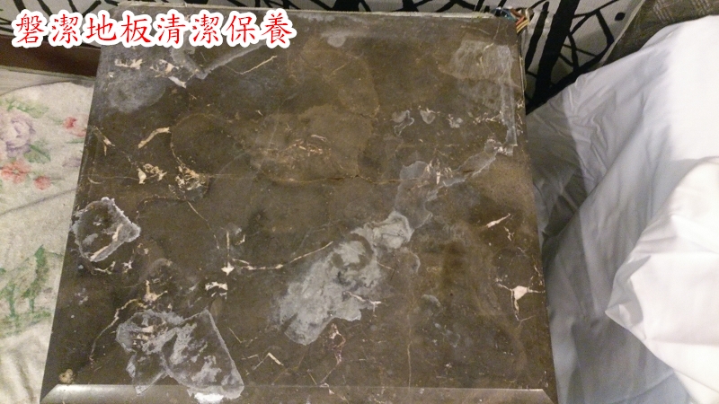 磐潔-大理石檯面污染處理 研磨拋光晶化